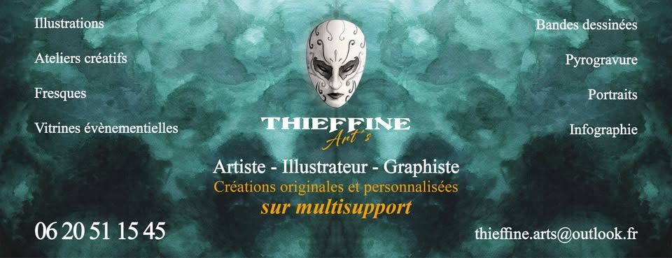 artiste illustrateur graphiste thieffine art's bucy le long